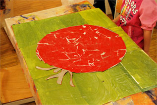 Frammento locandina MAI E POI MAI MANGERO' I POMODORI