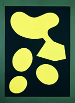 Jean Arp  Mélodie-Mèloba, 1962 Rilievo, masonite dipinta, cm 123 x 99