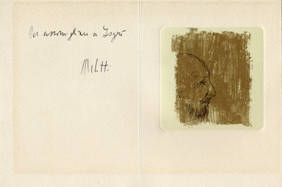 Omaggio di Fausto Melotti a Emilio Isgrò