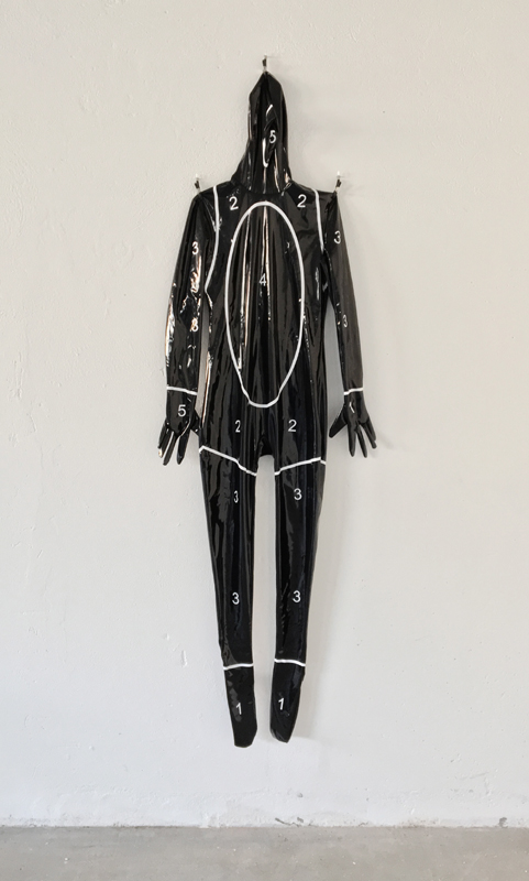 Nicolò Maggioni, Ri-Mirare, 2017, Tecnica mista, 180x55 cm