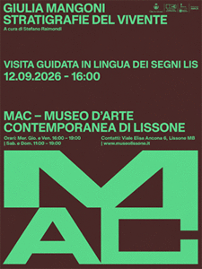 miniatura invito Arte senza barriere al MAC di Lissone - visita guidata in lingua dei segni LIS - 12.09.2026