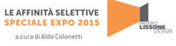 logo LE AFFINITA' SELETTIVE - SPECIALE EXPO 2015 PREMIO LISSONE DESIGN -  a cura di Aldo Colonetti 