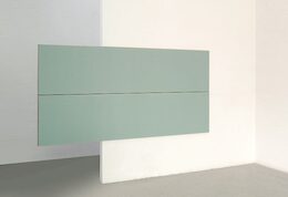 Sean Shanahan, Janet and Horace, 2010, olio su MDF, double face, 340 x 140 x 3 cm.